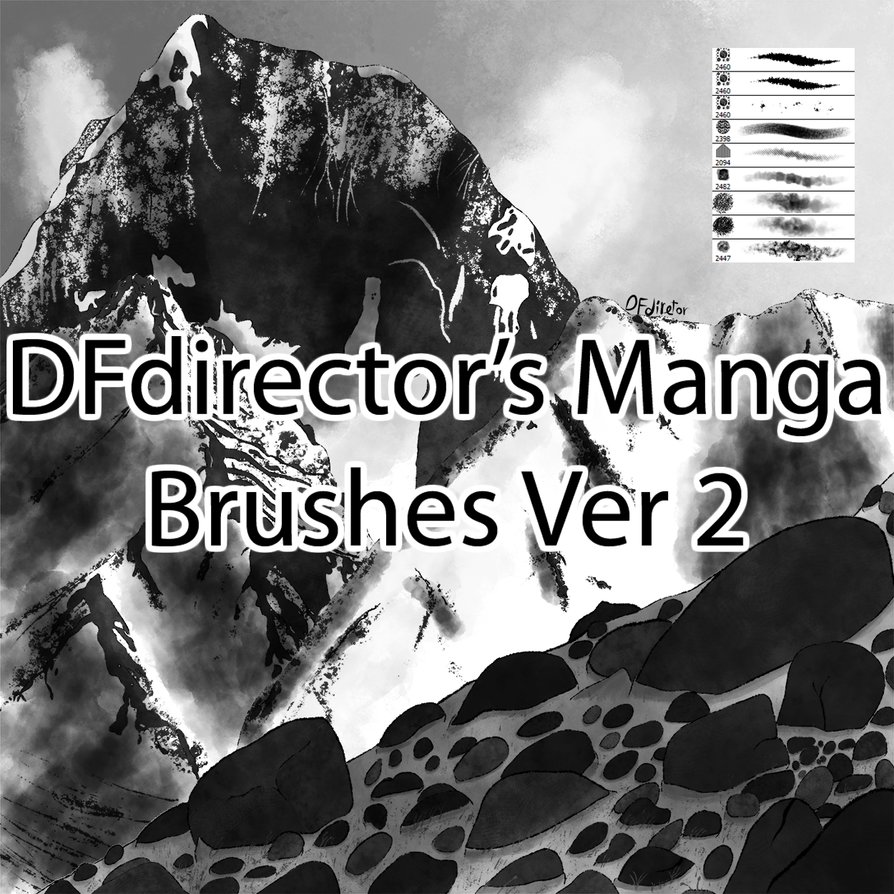 manga photoshop brushes free download