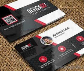 Modern Business Card PSD Template Design