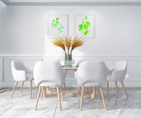 Modern and simple home design Stock Photo 07