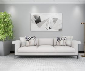 Modern and simple home design Stock Photo 08