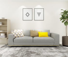 Modern and simple home design Stock Photo 09