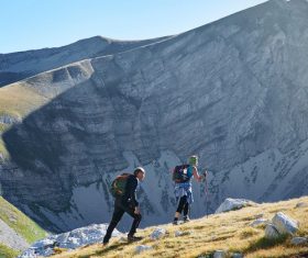 Outdoor mountaineer Stock Photo