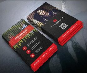 Photographer Business Card PSD Template
