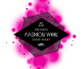 Rock party poster with flyer template vectors 05