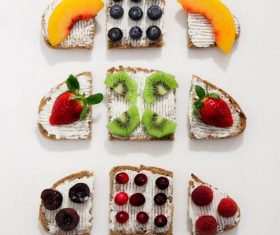 Seductive fruit bread Stock Photo 06