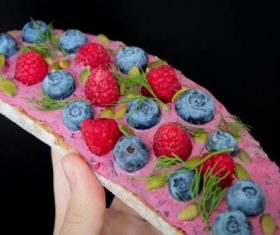 Seductive fruit bread Stock Photo 07