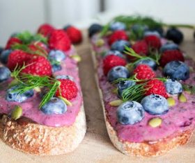 Seductive fruit bread Stock Photo 08