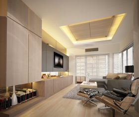 Sketch design of living 3dwire frame render Stock Photo 07