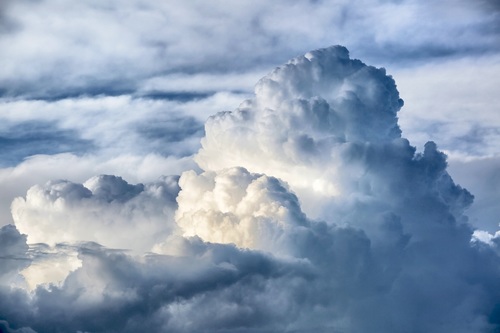 Sky clouds Stock Photo