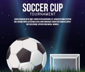 Soccer cup design vectors 02