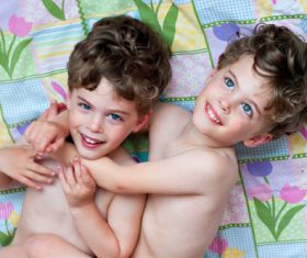 Stock Photo Twin brothers 01