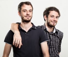 Stock Photo Twin brothers 02