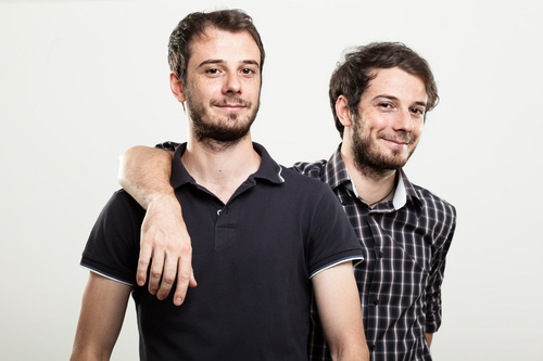 Stock Photo Twin brothers 02