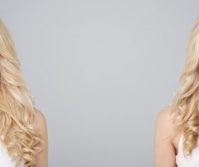 Stock Photo Twin sisters 03