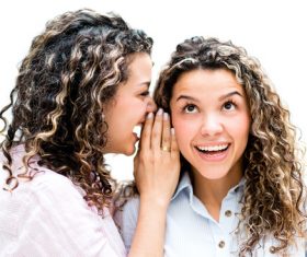 Stock Photo Twin sisters 06