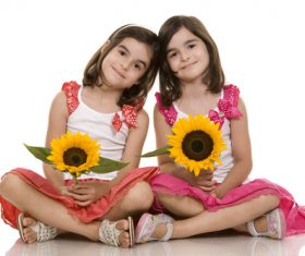 Stock Photo Twin sisters 09