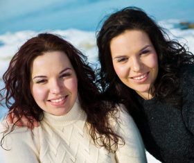 Stock Photo Twin sisters 11