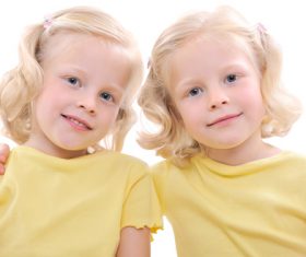 Stock Photo Twin sisters 12
