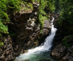 Torrential mountain streams Stock Photo 04