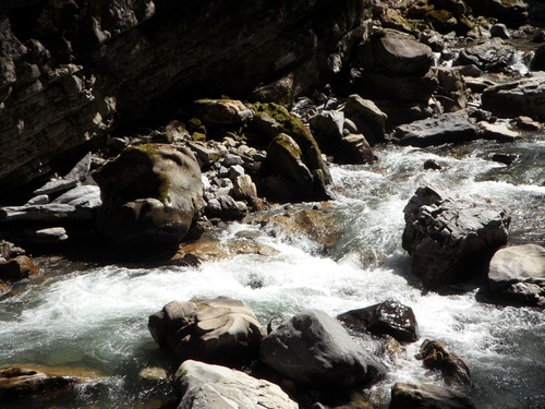 Torrential mountain streams Stock Photo 06