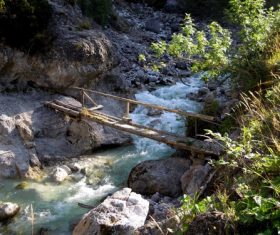 Torrential mountain streams Stock Photo 11