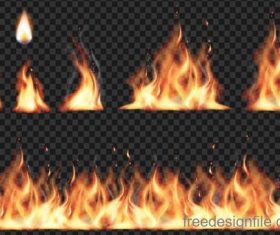 Transparent vector fire