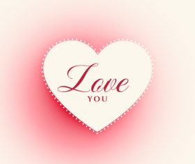 Valentines day blurs background with heart vector