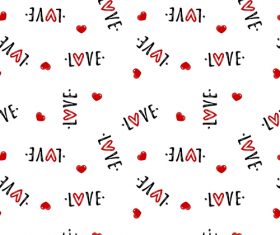 Valentines day pattern seamless vectors set 02