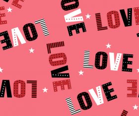 Valentines day pattern seamless vectors set 03