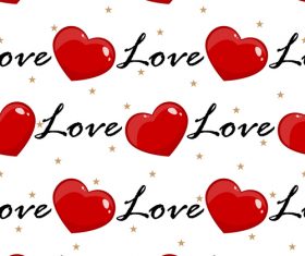 Valentines day pattern seamless vectors set 04