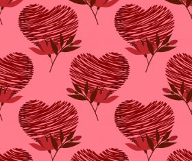 Valentines day pattern seamless vectors set 05
