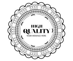 Vintage elegant frame decor vectors 07