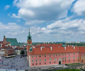 Warsaw capital city landscape Stock Photo 06