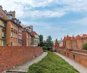 Warsaw capital city landscape Stock Photo 07