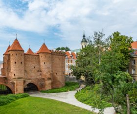 Warsaw capital city landscape Stock Photo 08