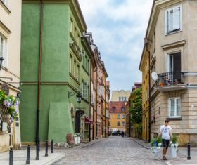 Warsaw capital city landscape Stock Photo 09