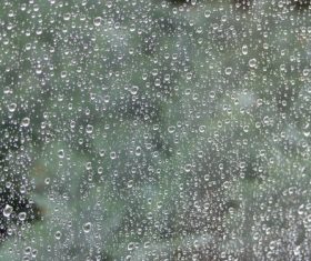 Water drops on the window Stock Photo 02