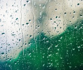 Water drops on the window Stock Photo 08