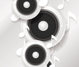 White music backgrounds vectors 03