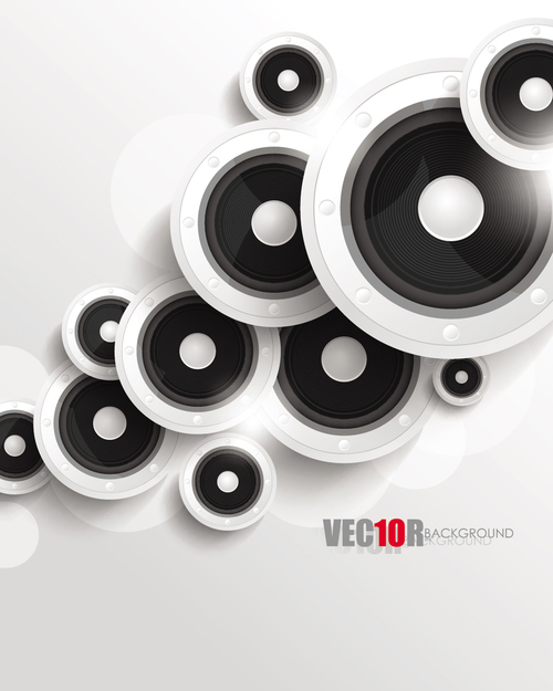 White music backgrounds vectors 05