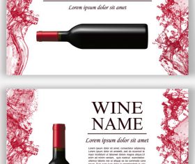 Wine splash background design vector 02