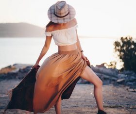 Woman in pose Stock Photo