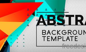 3D Polygon abstract background template vector 10