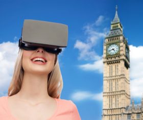 3D glasses IT technology Stock Photo 01