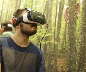 3D glasses IT technology Stock Photo 04