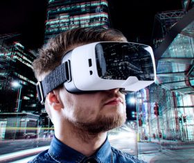 3D glasses IT technology Stock Photo 06