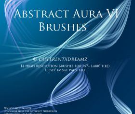 Abstract Aura VI Photoshop Brushes