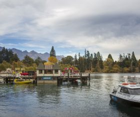 Autumn scenery of Queenstown New Zealand Stock Photo 02