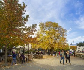Autumn scenery of Queenstown New Zealand Stock Photo 03