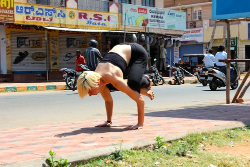 Beautiful yoga movements Stock Photo 05
